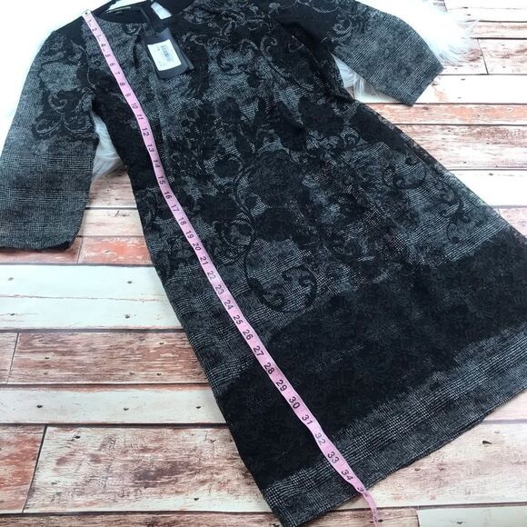 La Fee‎ Maraboutee floral laced little black dress - Picture 4 of 7